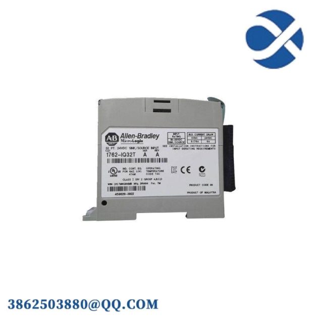 Allen-Bradley MicroLogix 1762-IQ32T DC Input Module, for Industrial Control Systems