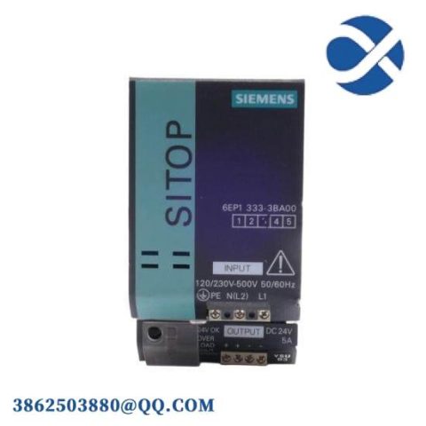 Siemens 6EP1 333-3BA00 Power Supply Module, High Efficiency for Industrial Control