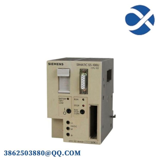 SIEMENS 6ES5102-8MA12 Central Processing Unit: Industrial Control Core Processor