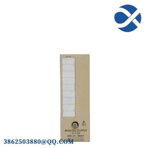 SIEMENS 6ES5470-8MA11 Analog Output Module - Precision Control for Industrial Automation