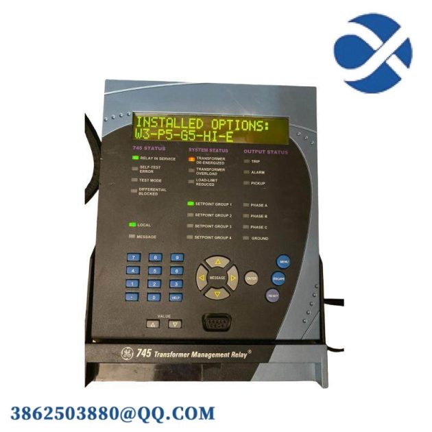 GE 745-W3-P5-G5-HI-R-E Relays - Precision Control for Transformers