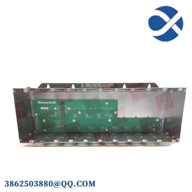 Honeywell 900R08R-0200 Modular I/O Rack, 8 Slot, Red Power Assembly