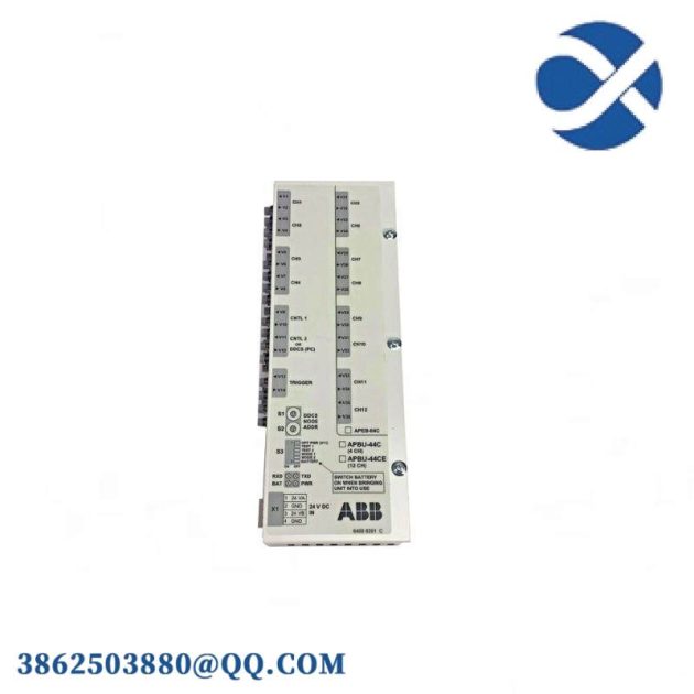 ABB APBU-44C 64669982, Industrial Control Module for Robust Performance and Reliability