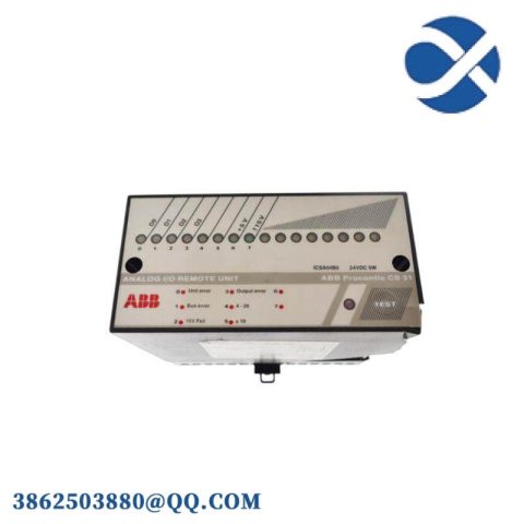 ABB ICSA04B5 ANALOG I/O REMOTE UNIT - High-Performance I/O Solution for Industrial Automation