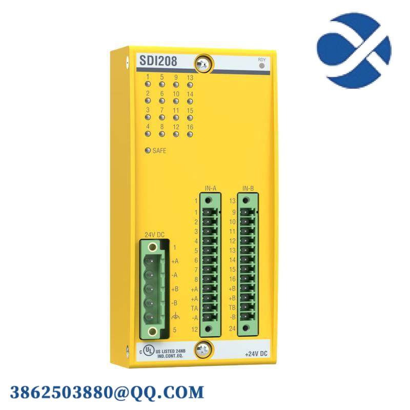 bachmann_sdi208_safety_digital_input_module-1.jpg Bachmann SDI208 Safety Digital Input Module, Advanced Industrial Control Solution