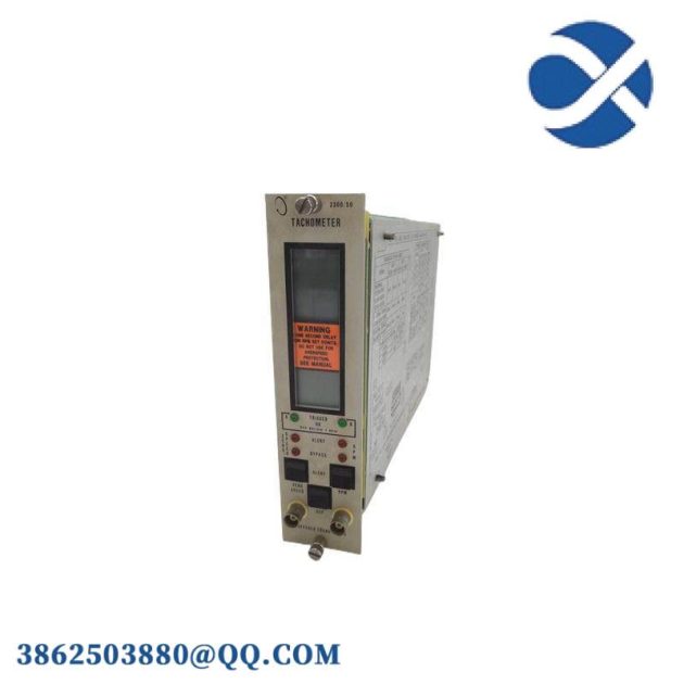 Bently Nevada 3300/50-02-01-00-00 Tachometer Module - Precision Measurement for Industrial Control