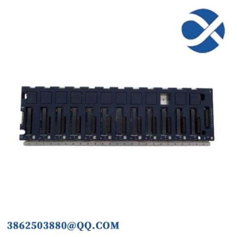 GE FANUC IC695CHS012-BAMP: 12 Slot Base Plate for Industrial Control Systems