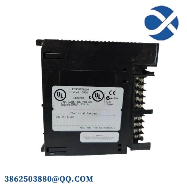 GE HE693RTD600R: Precision Input Module for Industrial Control Solutions