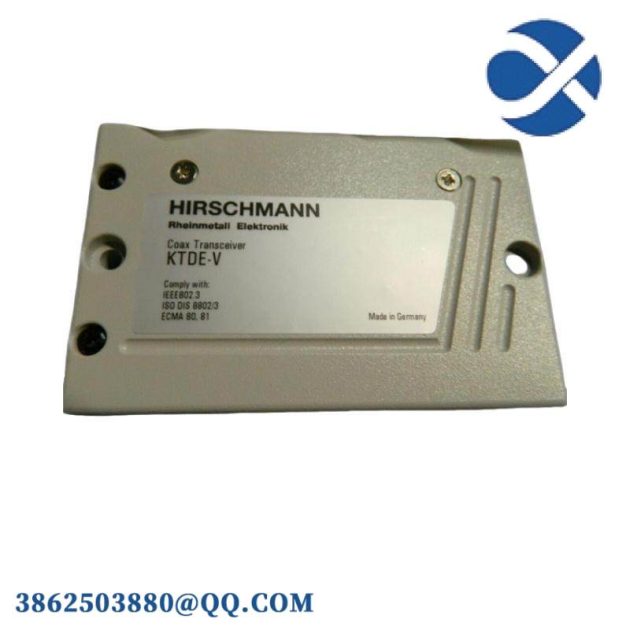 Hirschmann KTDE-V 943258-001 Coax Transceiver Module: High-Speed Data Transfer Solution for Industrial Networks