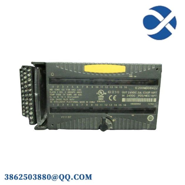 GE IC200MDD842J: Industrial-grade 24VDC Output ESCP with 16-Point Input Module