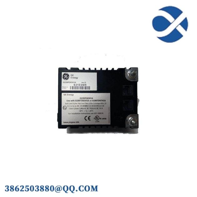 GE IS220PDIOH1A, REV D | Industrial PLC & Turbine Control Solutions
