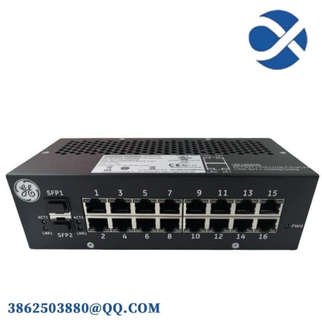 GE IS420ESWBH1A: Industrial Ethernet Switch for Mark VIe Series