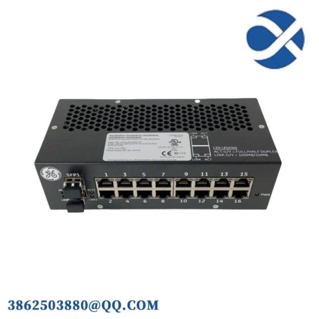GE IS420ESWBH2A Industrial Ethernet / IONet Switch, Designed for Seamless Factory Automation
