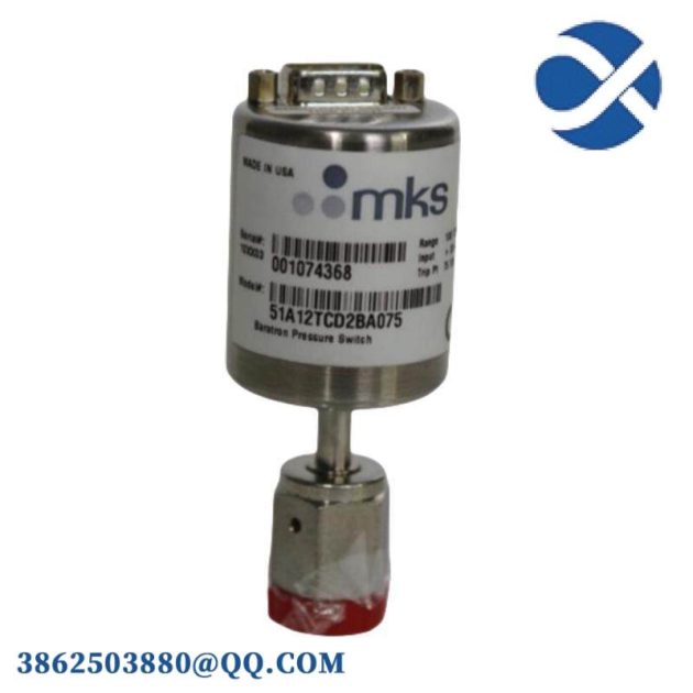 MKS Pressure Switch 51A12TCD2BA075 - Advanced Industrial Control Solution