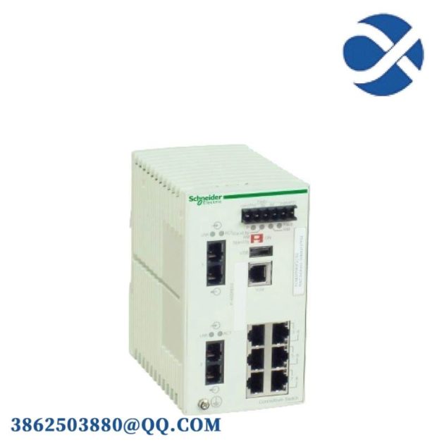 Schneider TCSESM083F2CU0 Industrial Ethernet Switch: 8-Port Control Module