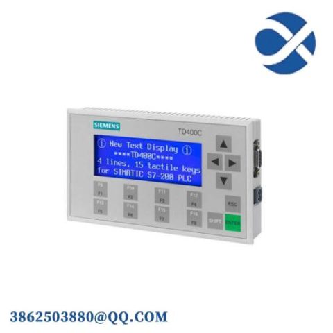 SIEMENS 6AV6 640-0AA00-0AX0 TD400C Text Display - Industrial HMI Solutions