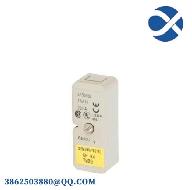 SIEMENS 6ES5498-1AA41 Analog Input SubModule, High Precision Data Acquisition for Industrial Control Systems