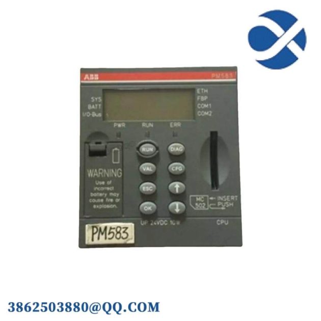 ABB AC500 CPU PM583-ETH High Performance Modular PLC