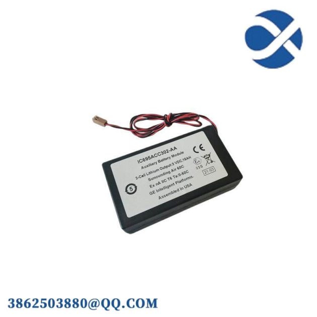 GE ACC302 Battery Module, 24VDC, 1.3Ah, for PLC Systems