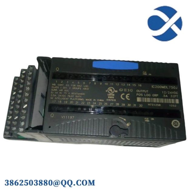 GE IC200MDL750J: Advanced VersaMax Output Module for Industrial Automation