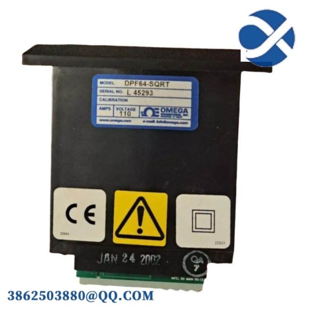 Omega DPF64-SQRT 110/220VAC Rate Meter, Precise Energy Measurement Solution