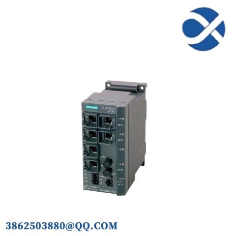 Siemens SCALANCE X206-1 Managed IE Switch, 6x 10/100 Mbps RJ45 Ports