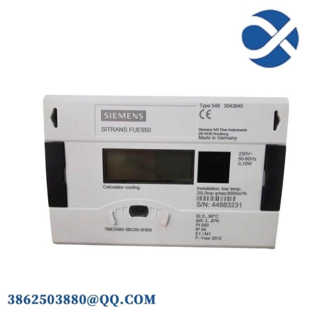 SIEMENS SITRANS FU E950 THERMAL ENERGY Meter, Thermal Energy Measurement System