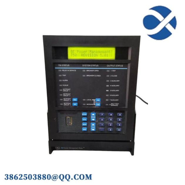 GE SR750-P5-G5-S5-HI-A20-R: High-Performance Feeder Management Relay for Industrial Control Systems
