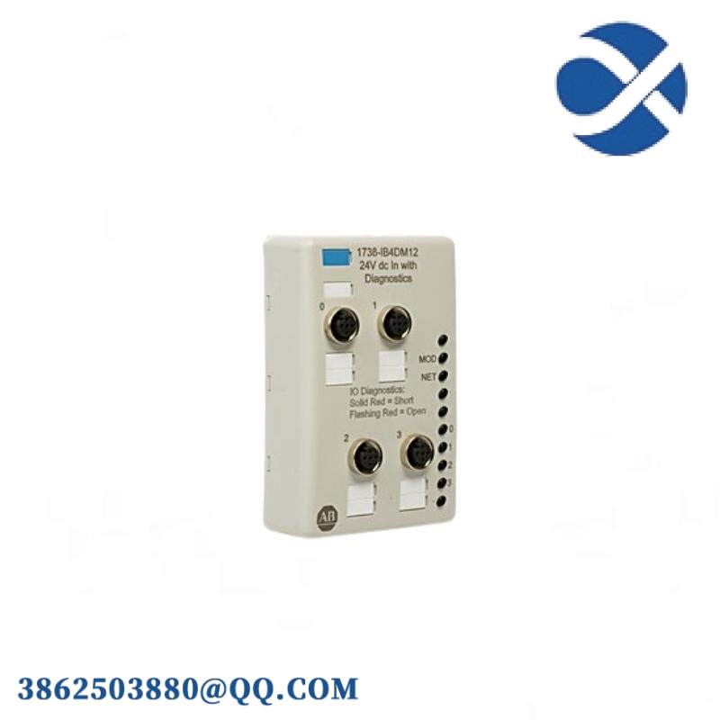 1738-ie4cm12_a_armorpoint_4_point_input_module.jpeg ABB AB 1738-IE4CM12 ArmorPoint 4 Point Input Module - Industrial Control System Component