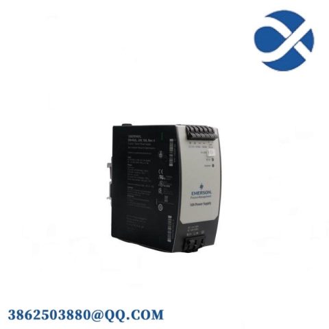 EMERSON 1X00781H01L Power Supply, High Efficiency & Reliability Module