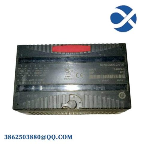 GE FANUC IC200MDL241 Discrete Input I/O Module, for Industrial Automation