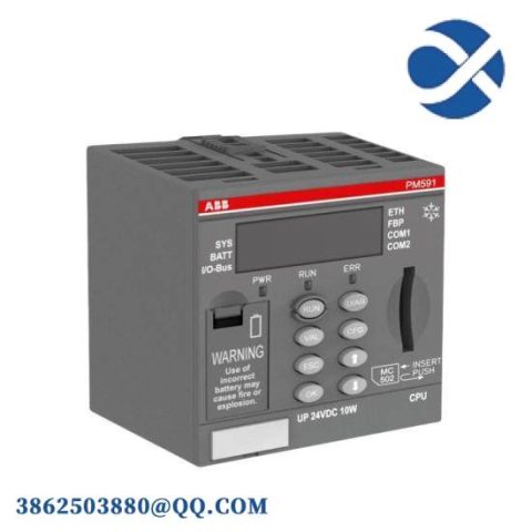 ABB PM591-ETH Ethernet Module, Advanced Network Connectivity for Industrial Automation