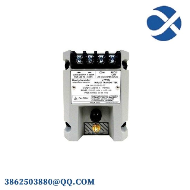Bently Nevada 991-25-50-01-00 Thrust Transmitter - Precision Control for Industrial Applications