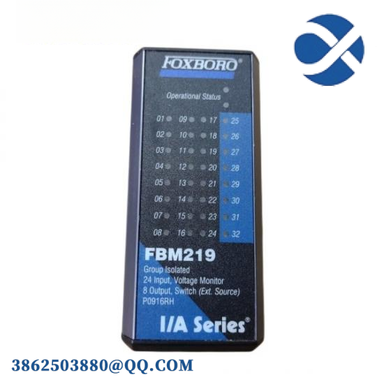 FOXBORO FBM219 P0916RH: Comprehensive 24-Channel Isolated Voltage Monitor for Industrial Control