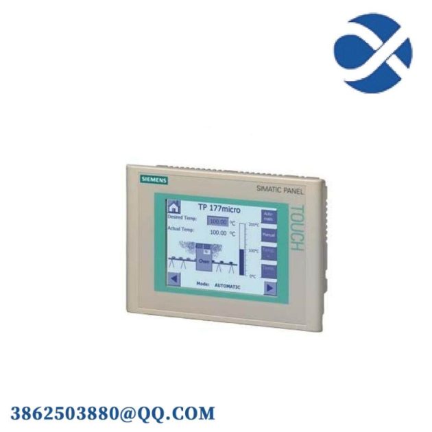SIEMENS SIMATIC Touch Panel TP 177MICRO, 6AV6640-0CA11-0AX1, for S7-200, Blue Mode, STN Display, Configurable with WinCC Flexible