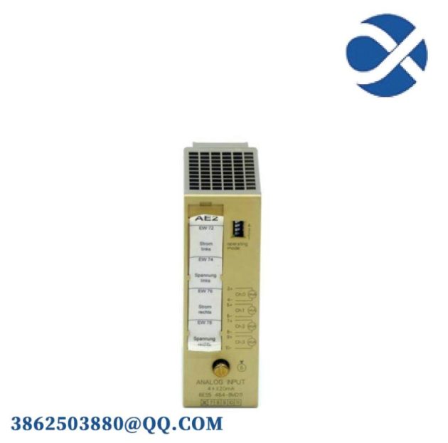 SIEMENS SIMATIC S5 464 Analog Input Module 8MF21, High-Performance Control Solution