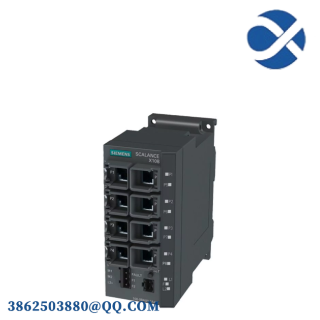 SIEMENS 6GK5108-0BA00-2AA3 Managed Industrial Ethernet Switch