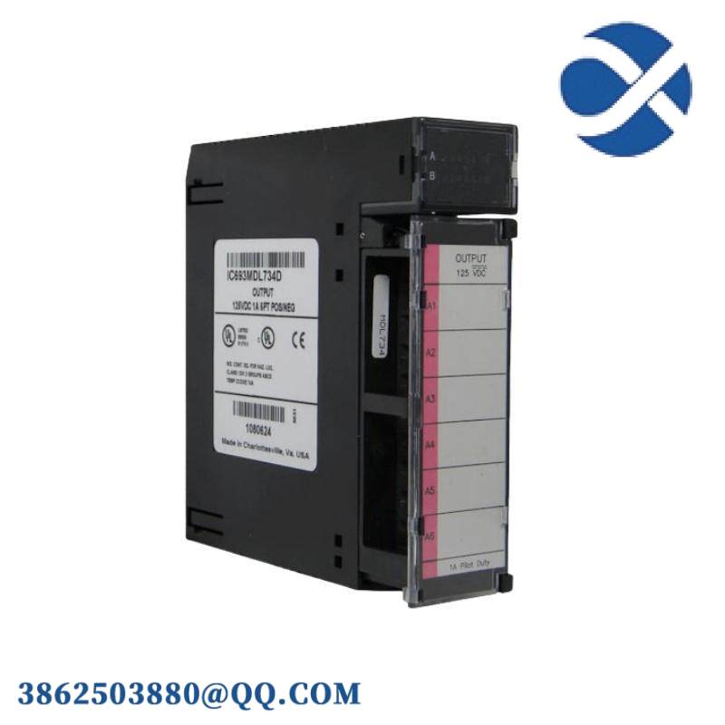 ge_ic693mdl734d_positive_negative_logic_1_amp_output_module.jpg GE IC693MDL734D: Positive/Negative Logic 1 Amp Output Module - Precision Control for Industrial Automation