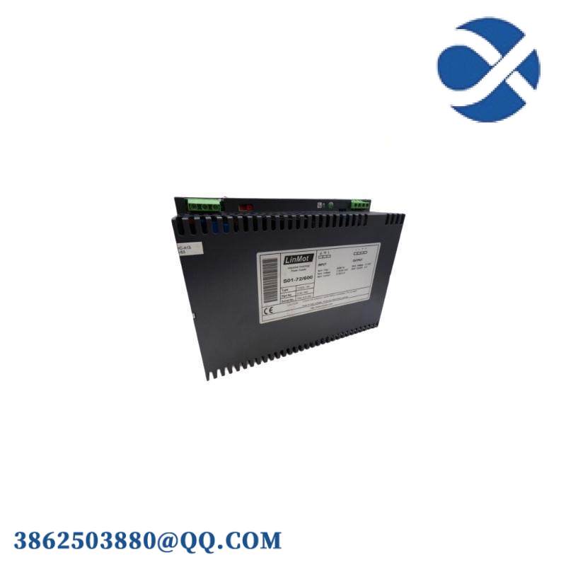 linmot_s01-72_600_power_supply.jpeg LINMOT Power Supply S01-72/600 - Efficient & Reliable for Industrial Applications