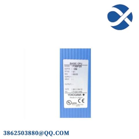 Yokogawa F3BP20-0N Basic CPU Module, Efficient Control Solutions for Industry